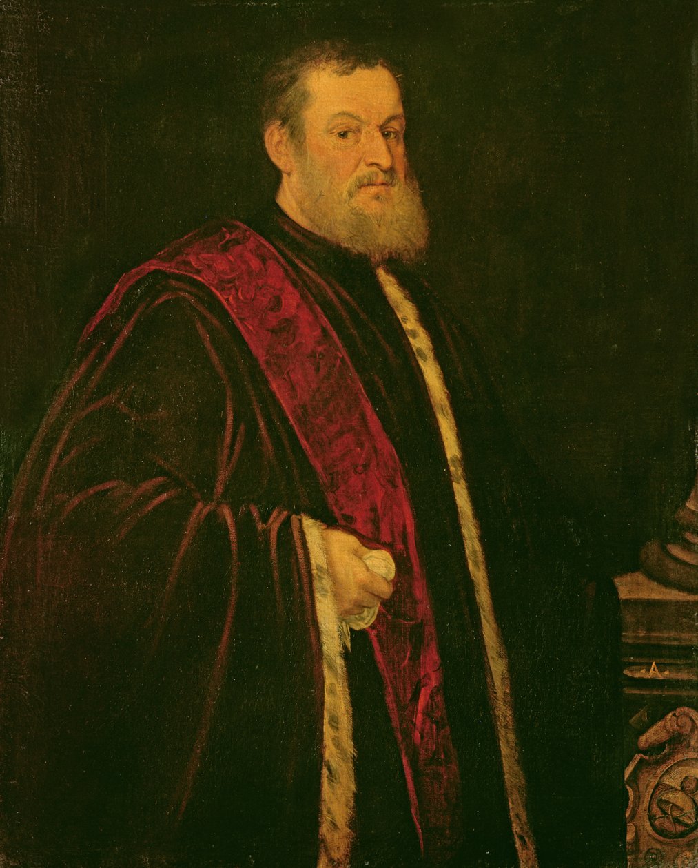 Portrett av Andrea Cappello av Jacopo Robusti Tintoretto