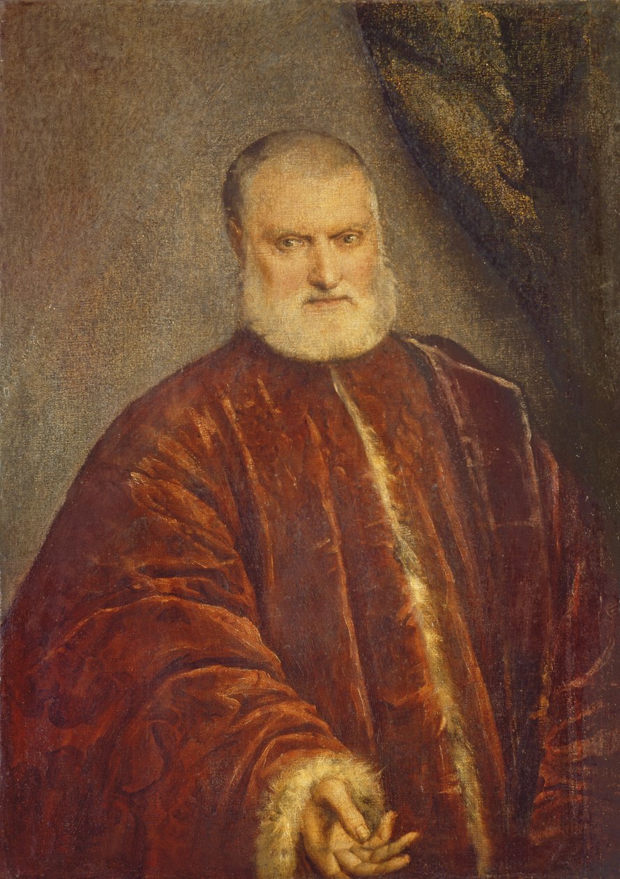 Portrett av Antonio Cappello av Jacopo Robusti Tintoretto