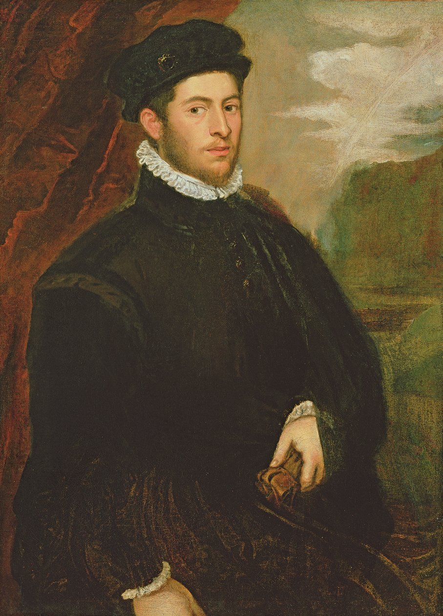 Portrett av en adelsmann av Jacopo Robusti Tintoretto