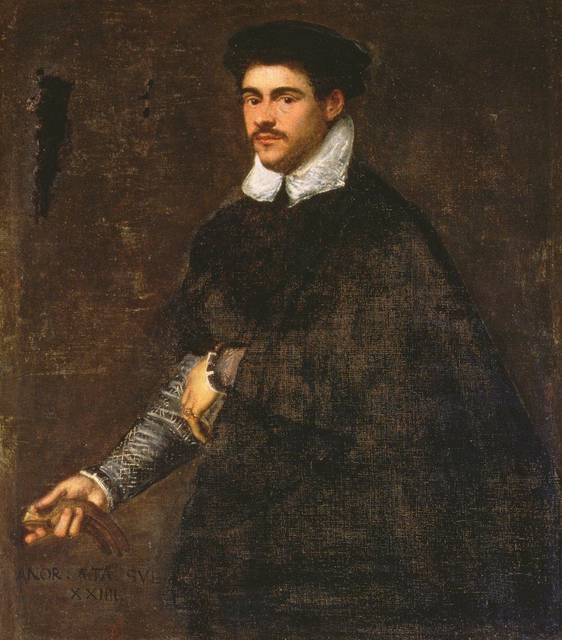 Portrett av en ung mann av Jacopo Robusti Tintoretto