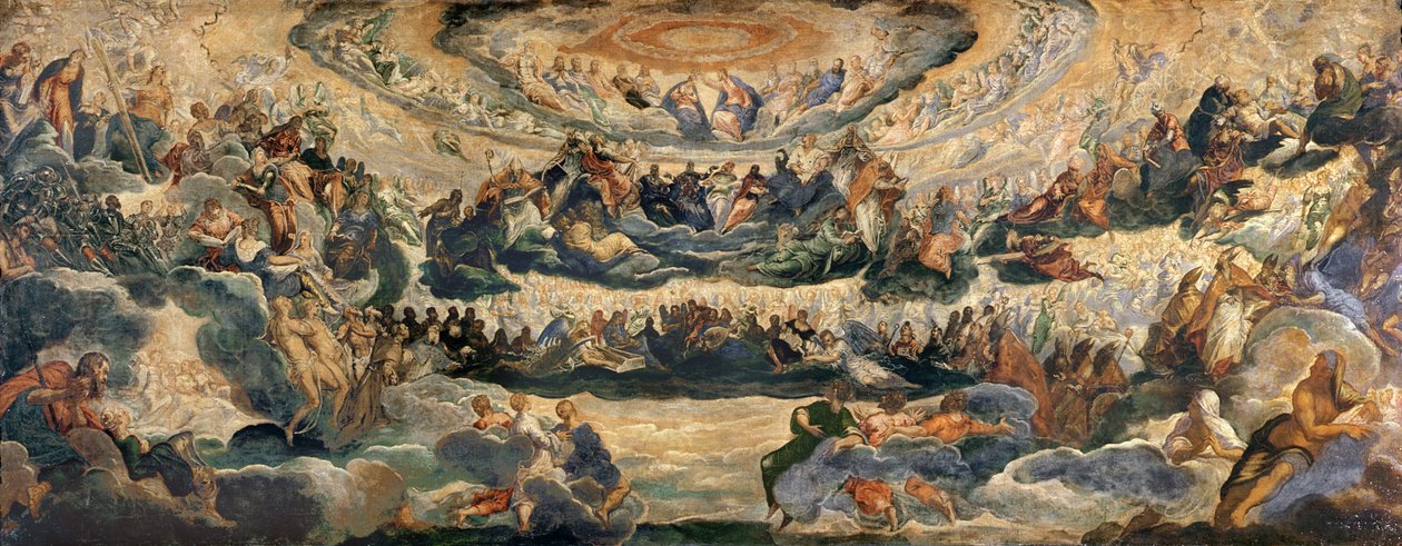 Studer for paradis (se også 60846) av Jacopo Robusti Tintoretto