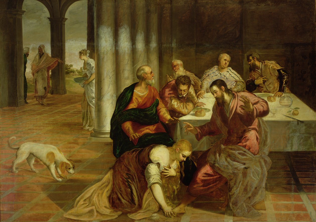 Maria Magdalenas omvendelse, 1546-7 av Jacopo Robusti Tintoretto