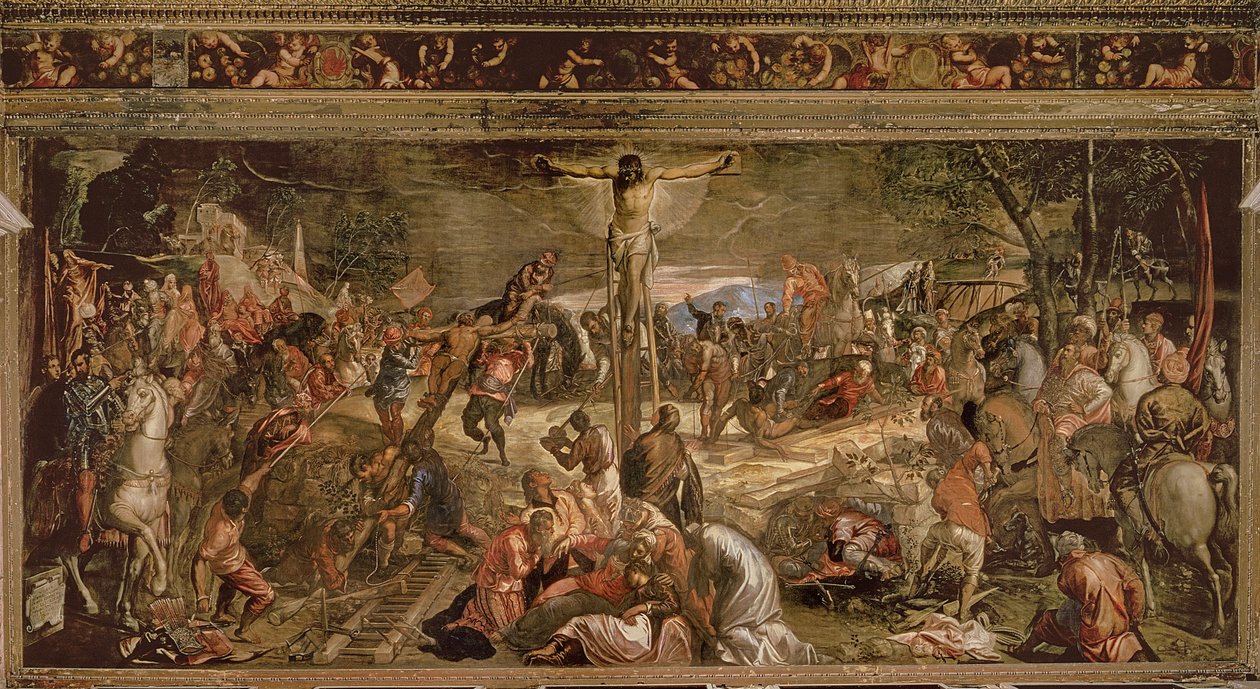 Kristi korsfestelse, 1565 av Jacopo Robusti Tintoretto