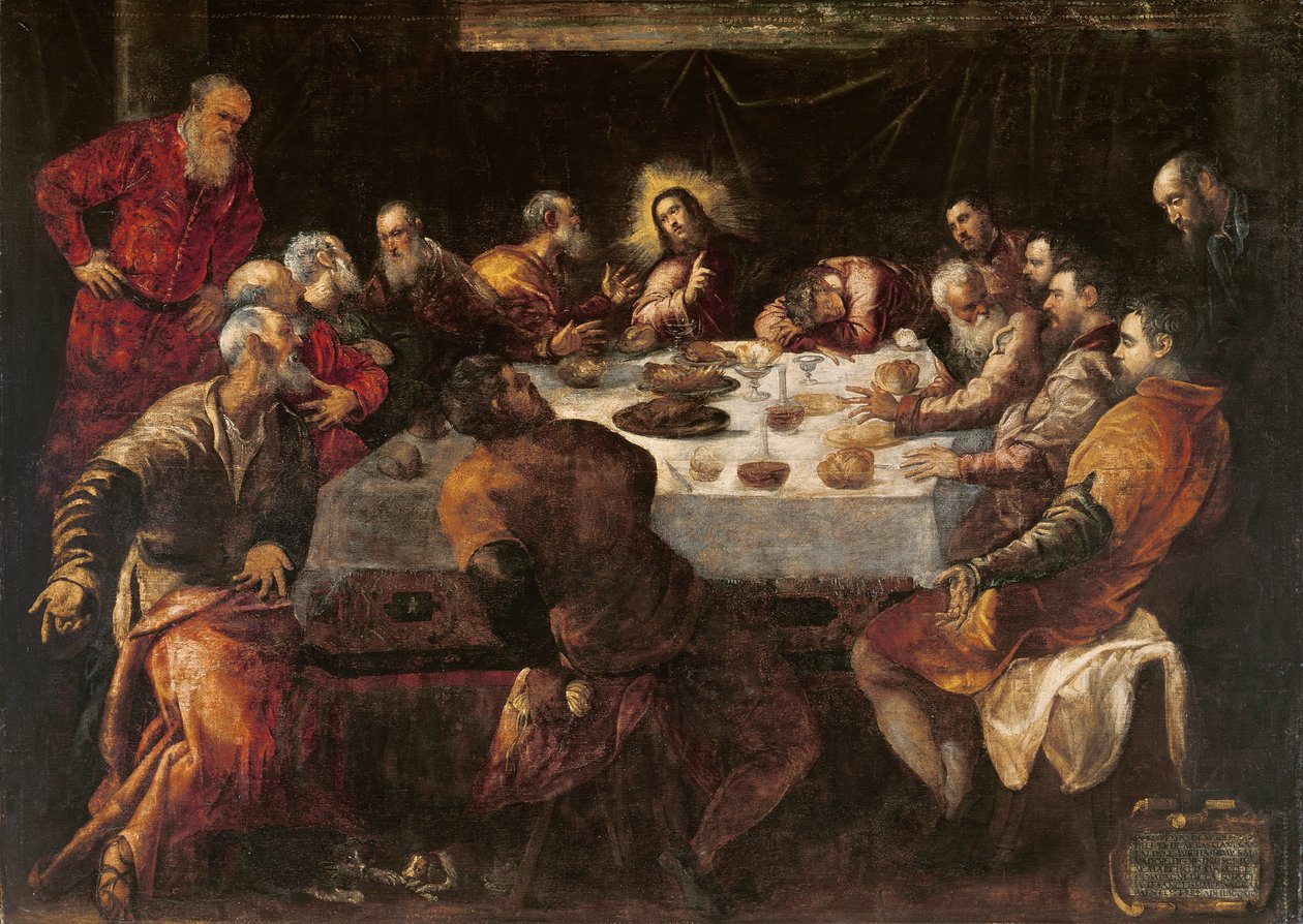 Det siste måltid av Jacopo Robusti Tintoretto