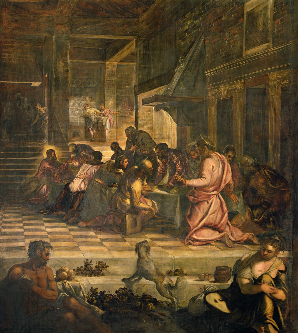 Nattverden (panel) av Jacopo Robusti Tintoretto