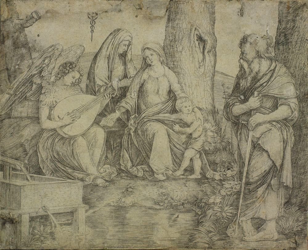 Hellig familie av Jacopo de Barbari