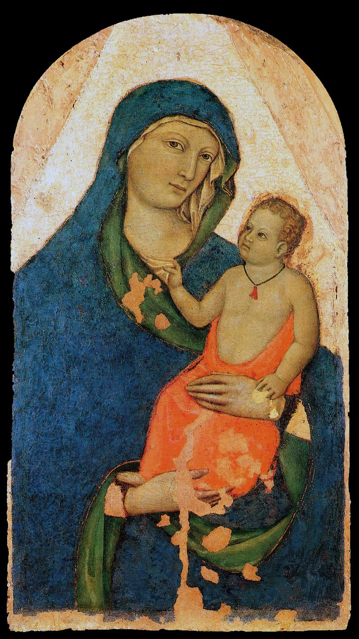 Madonna og barn av Jacopo del Casentino