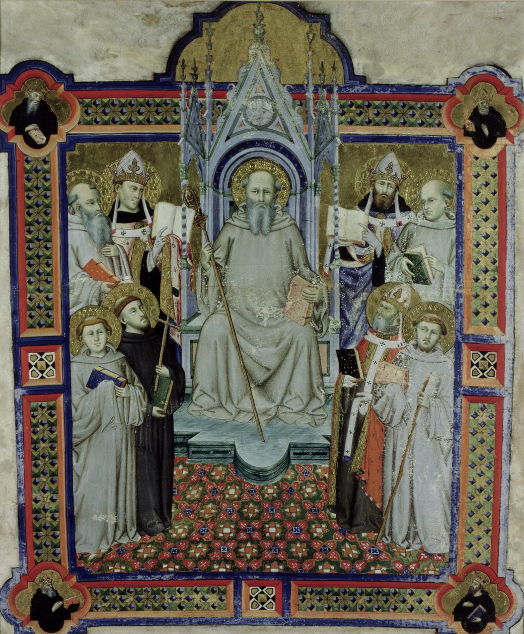 Ms 501 St. Benedict av Jacopo di Cione