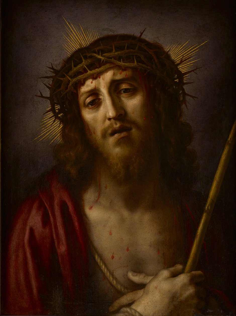 Ecce Homo (olje på lerret) av Jacopo (attr.to) Ligozzi
