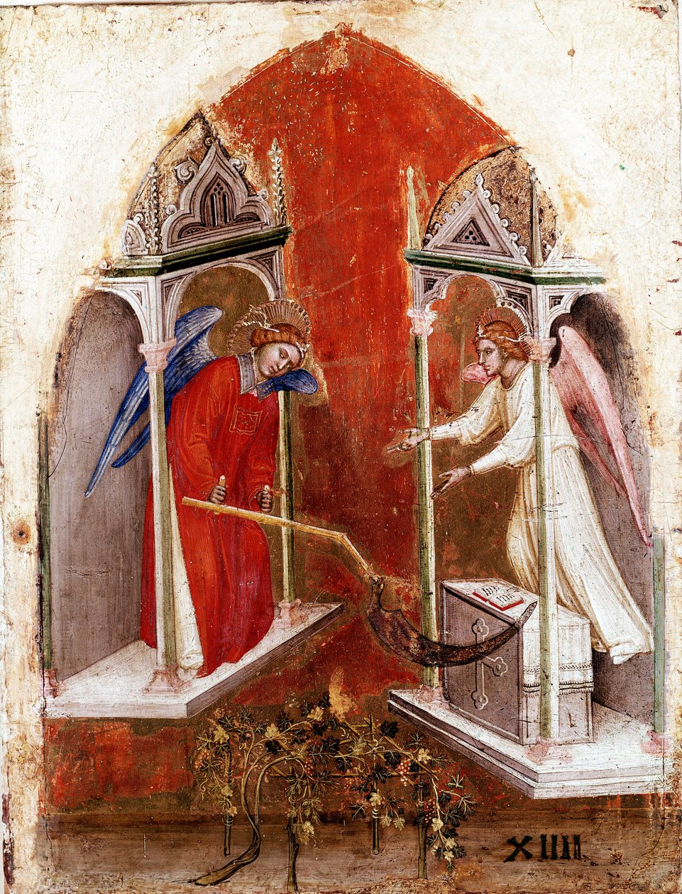Polyptych of Apocalypse: indre venstre panel. Innhøstingen. Detrempe på tre av Jacobello Alberegno (1367-1397 ca.) 1360-1390. Gallerie dell