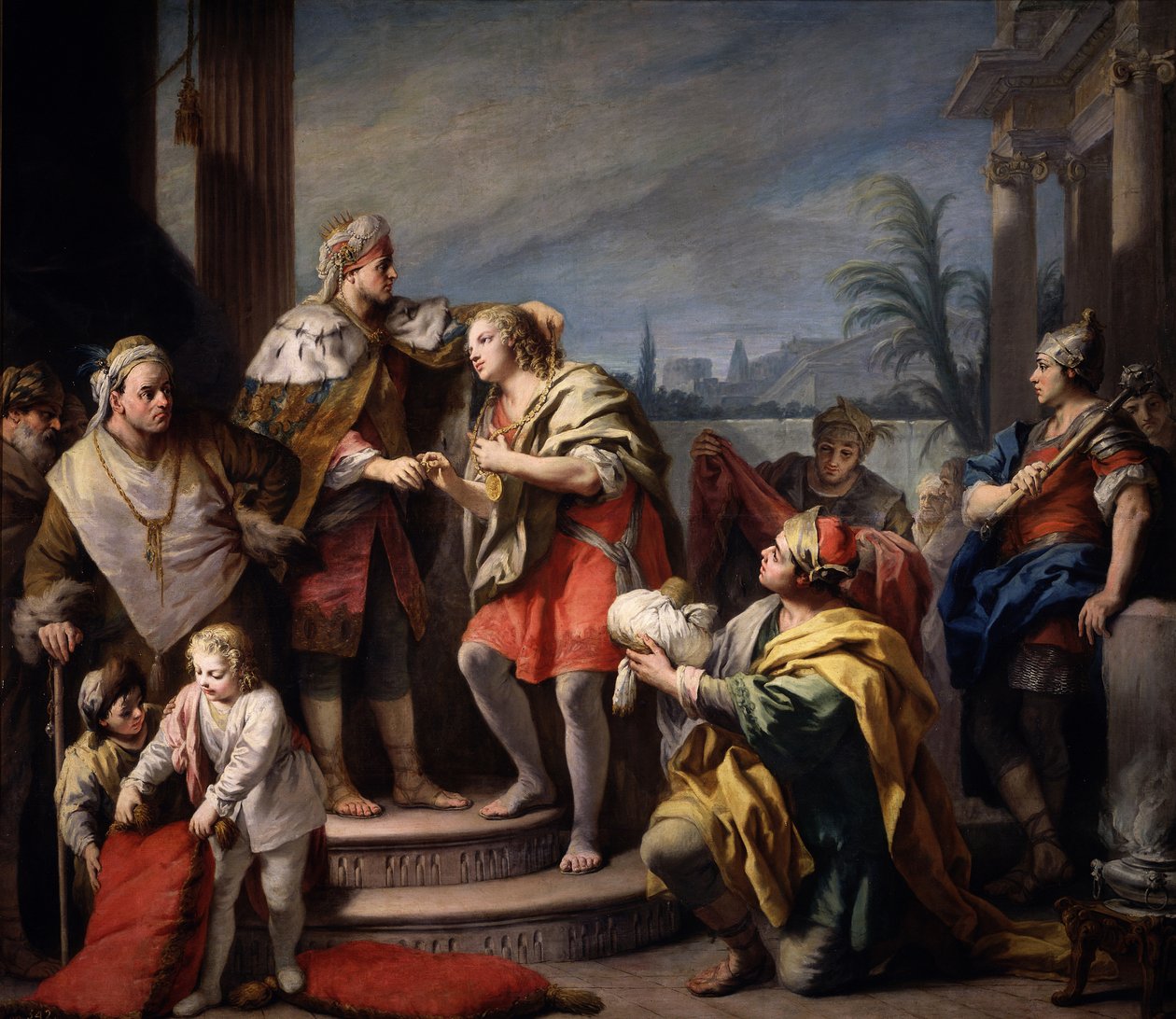 Josef før farao, ca 1749 av Jacopo Amigoni