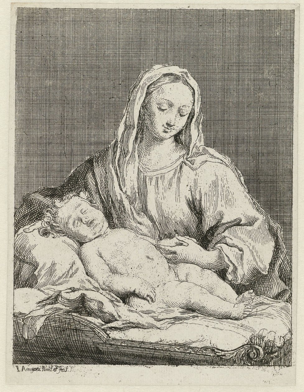 Mary med barn av Jacopo Amigoni