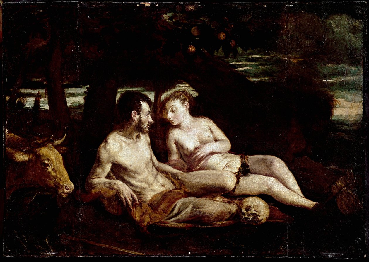 Adam og Eva av Jacopo Bassano