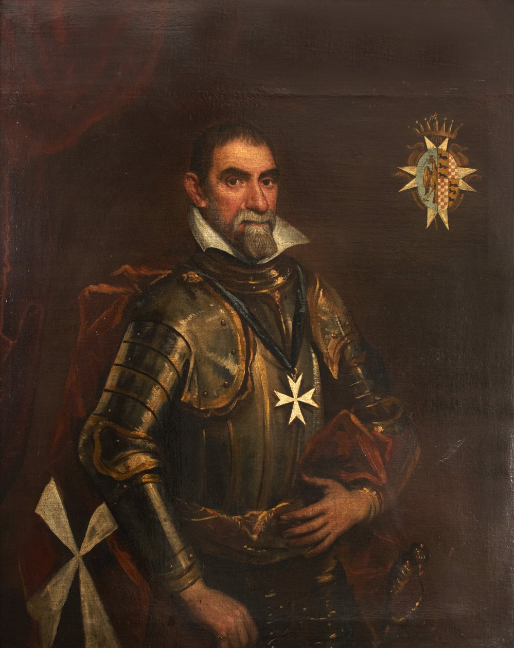 Alfonso d"Arcano, Prior av Venezia, 1560 av Jacopo Bassano