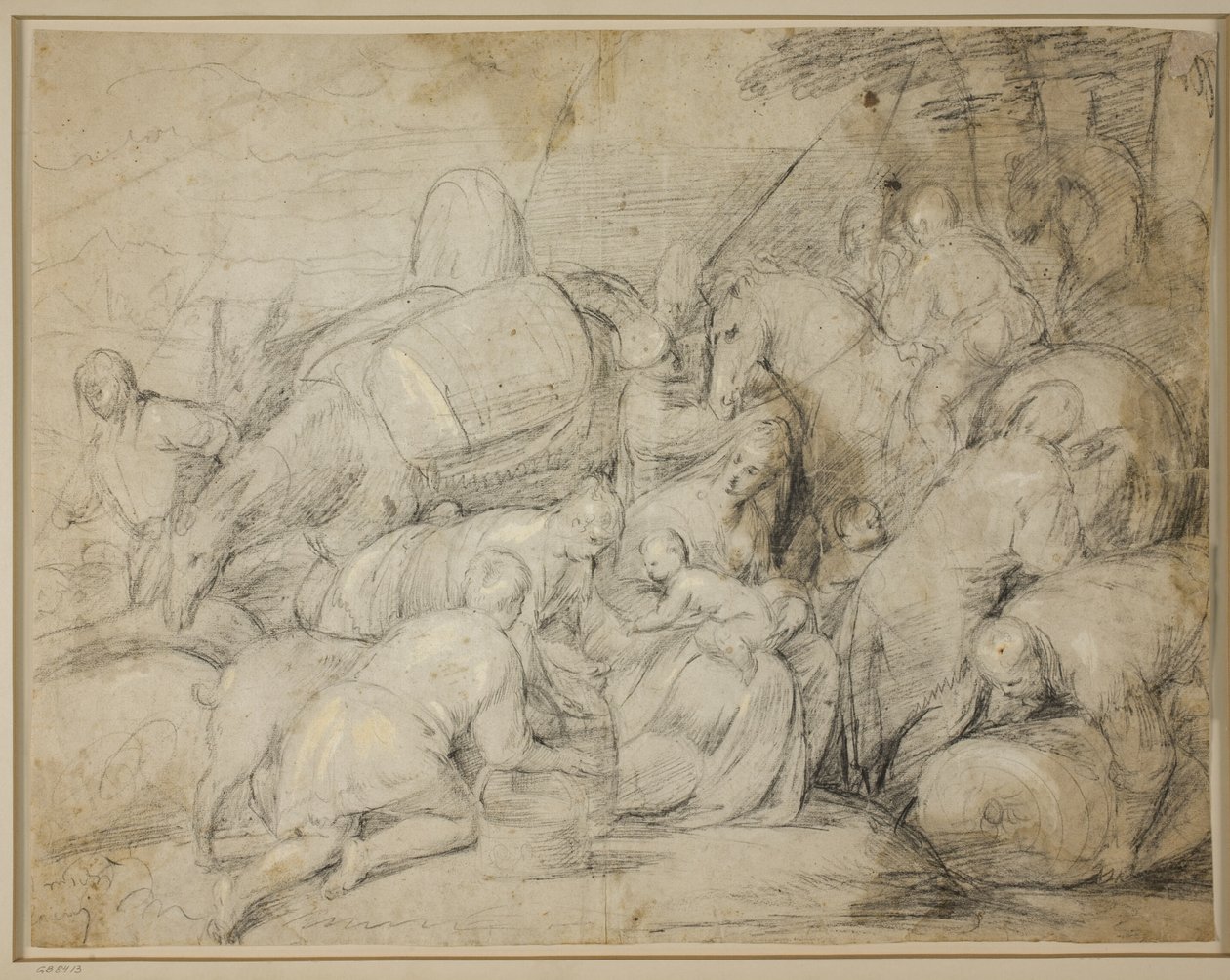 Jakobs reise til Egypt av Jacopo Bassano