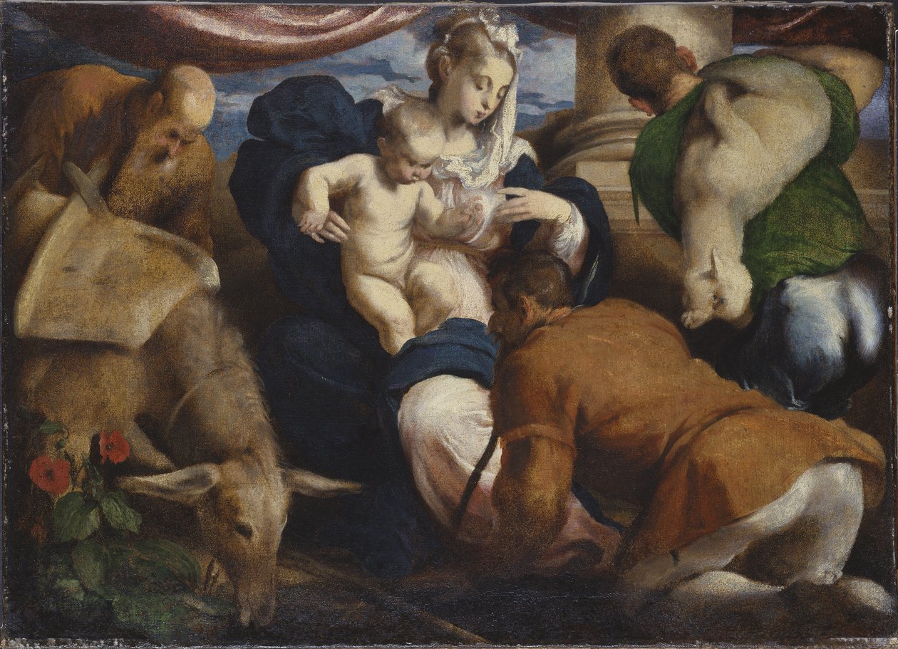 Hyrdenes tilbedelse av Jacopo Bassano