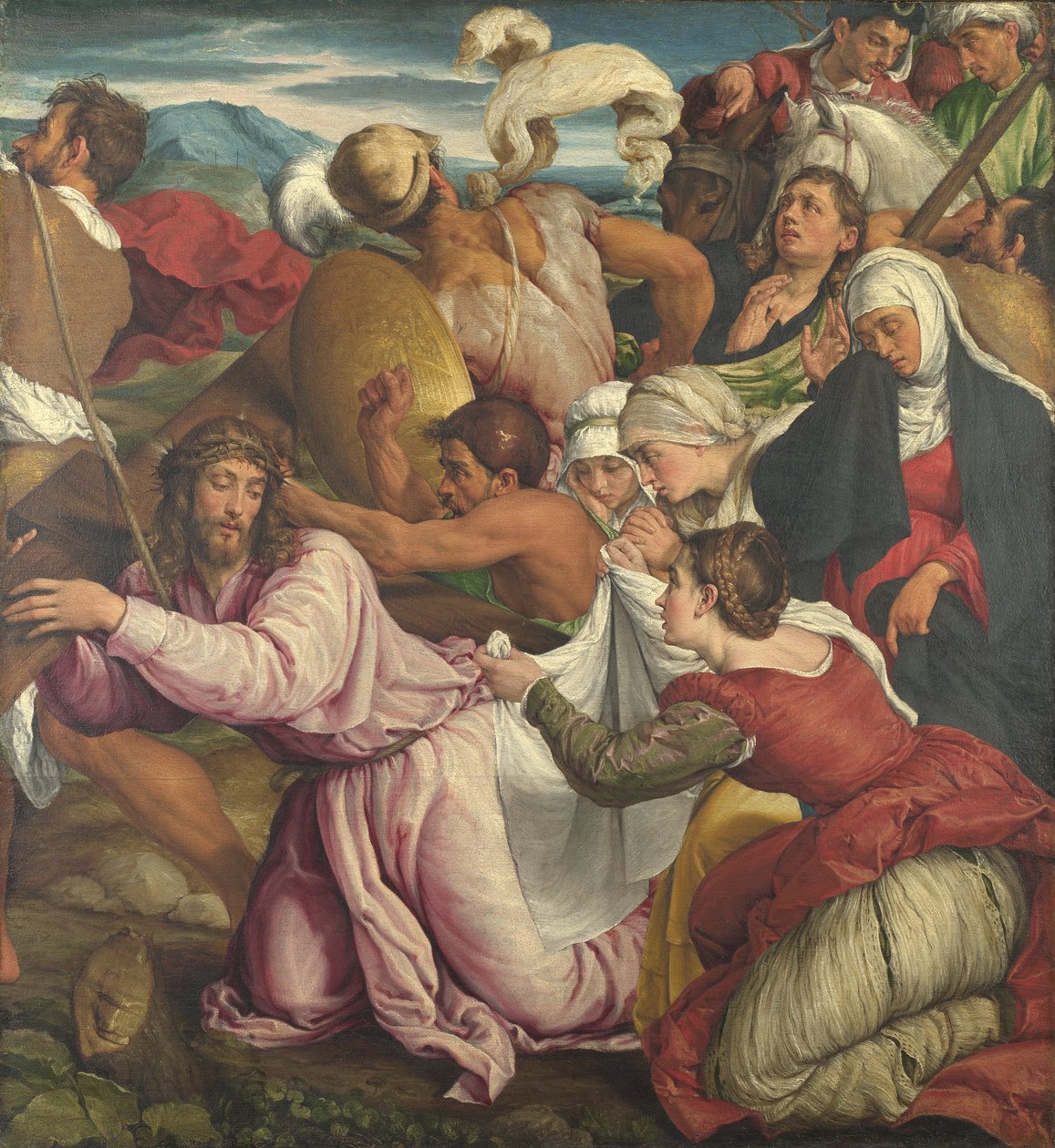Veien til Golgata av Jacopo Bassano