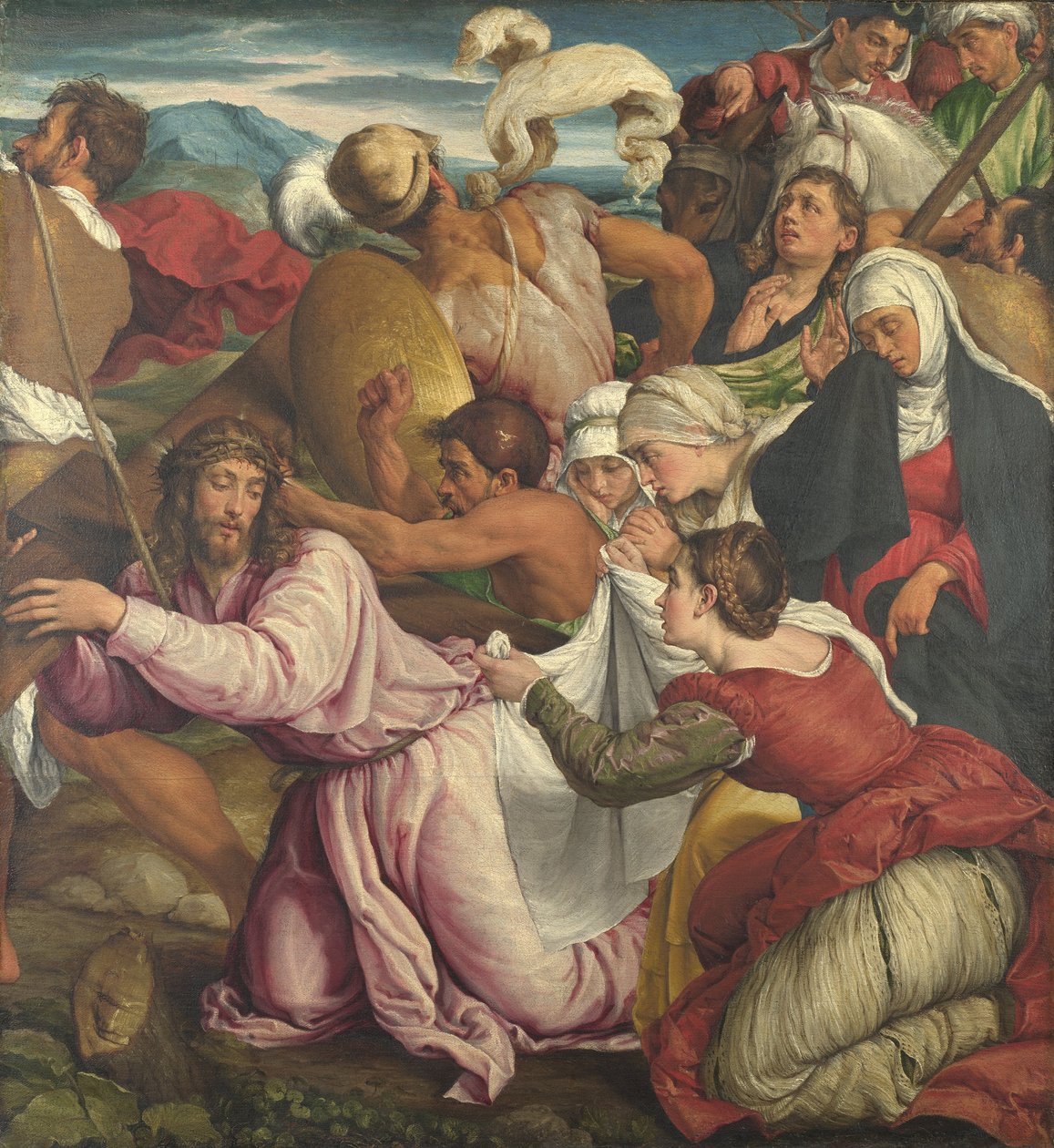 Veien til Golgata, ca 1545 av Jacopo Bassano il vecchio