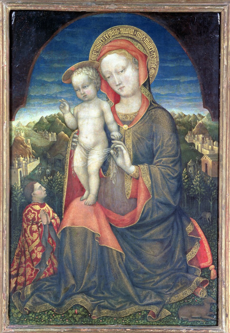 Ydmykhetens madonna forgudet av Leonello d