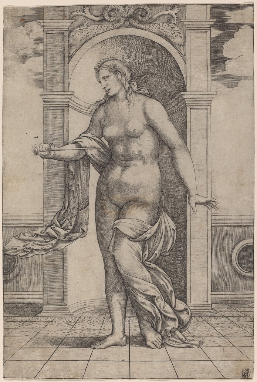 Lucretia av Jacopo Francia