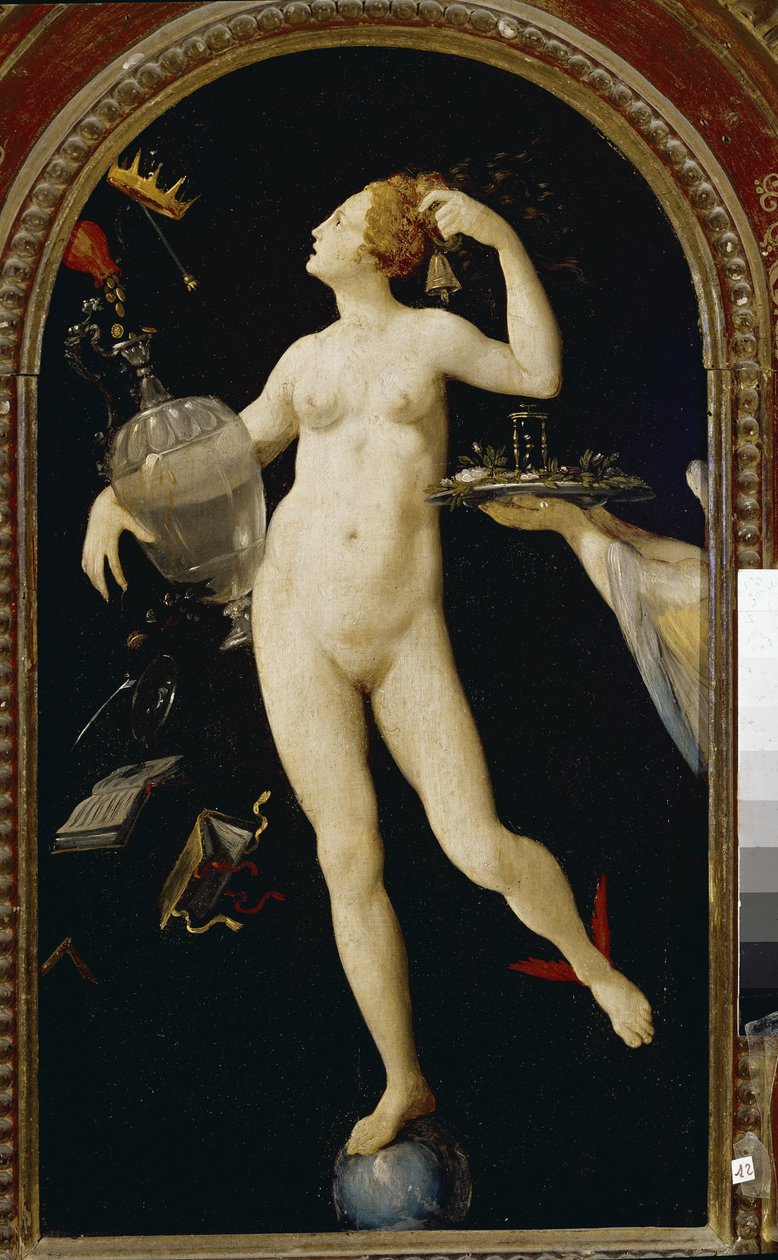 Allegory of Fortune (olje på tre, slutten av 1500-tallet) av Jacopo Ligozzi