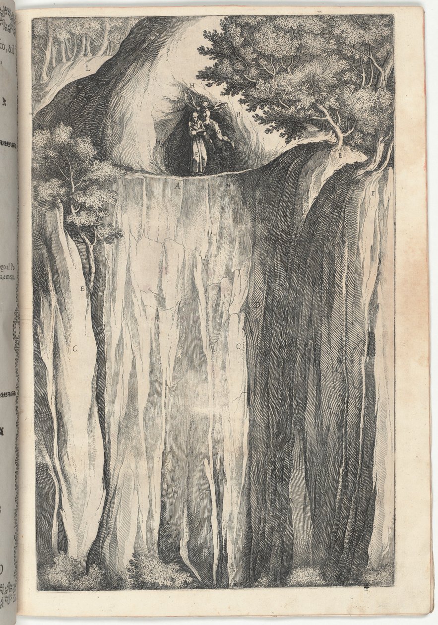 Fristelsen til Saint Francis [plate O] av Jacopo Ligozzi