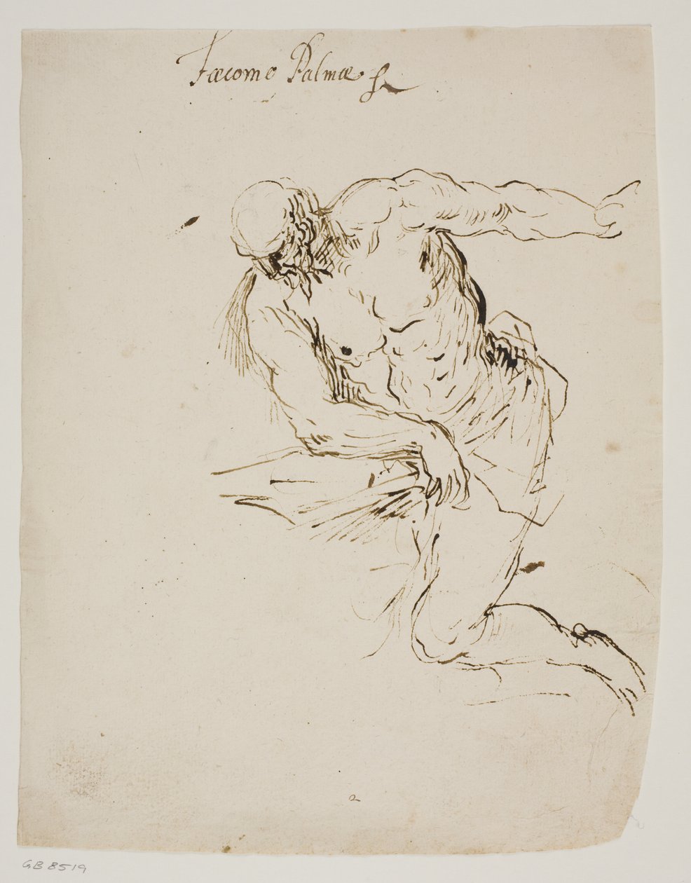 Knelende St. Jerome leser av Jacopo Palma