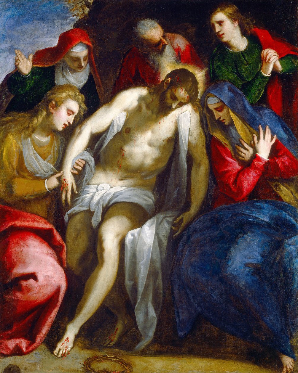 Klagesang, c. 1620. av Jacopo Palma