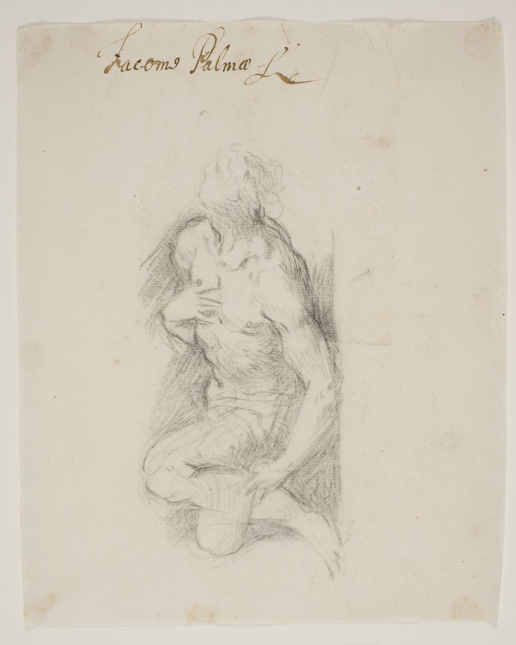 St Sebastian kneler av Jacopo Palma