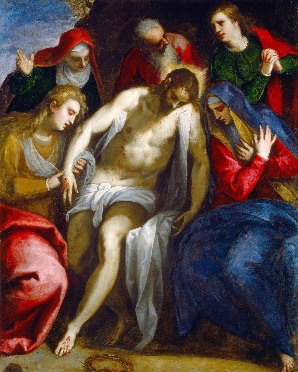 Klagesang av Jacopo Palma il Giovane