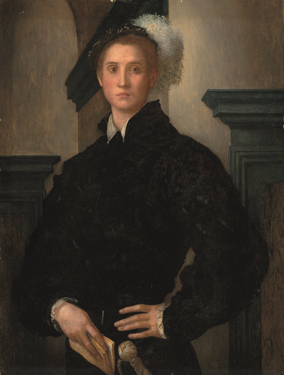 Portrett av Cosimo I de' Medici (1519-74) (olje (eller olje og tempera) på panel) av Jacopo Pontormo