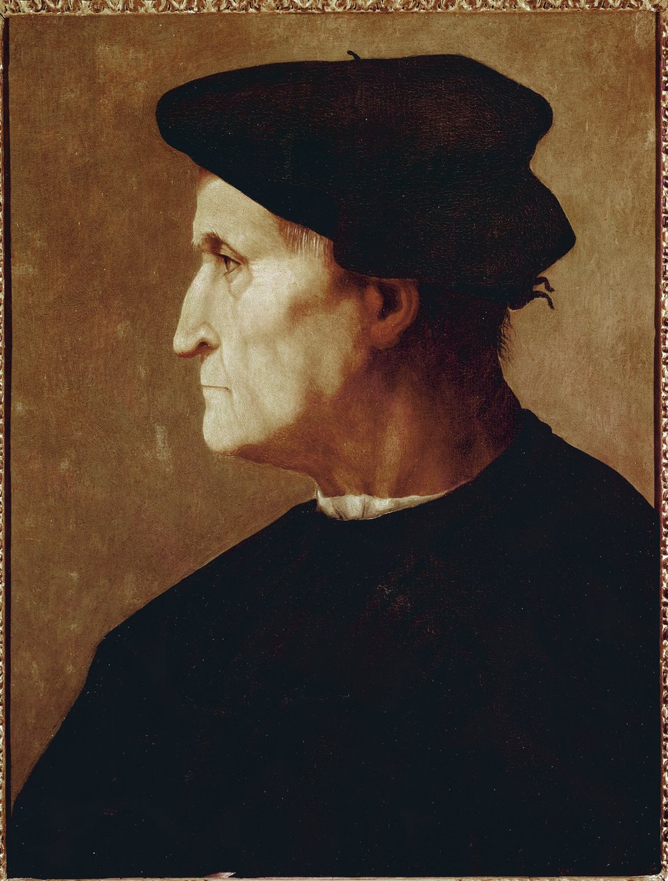 Profilportrett av Francesco da Castiglione av Jacopo Pontormo