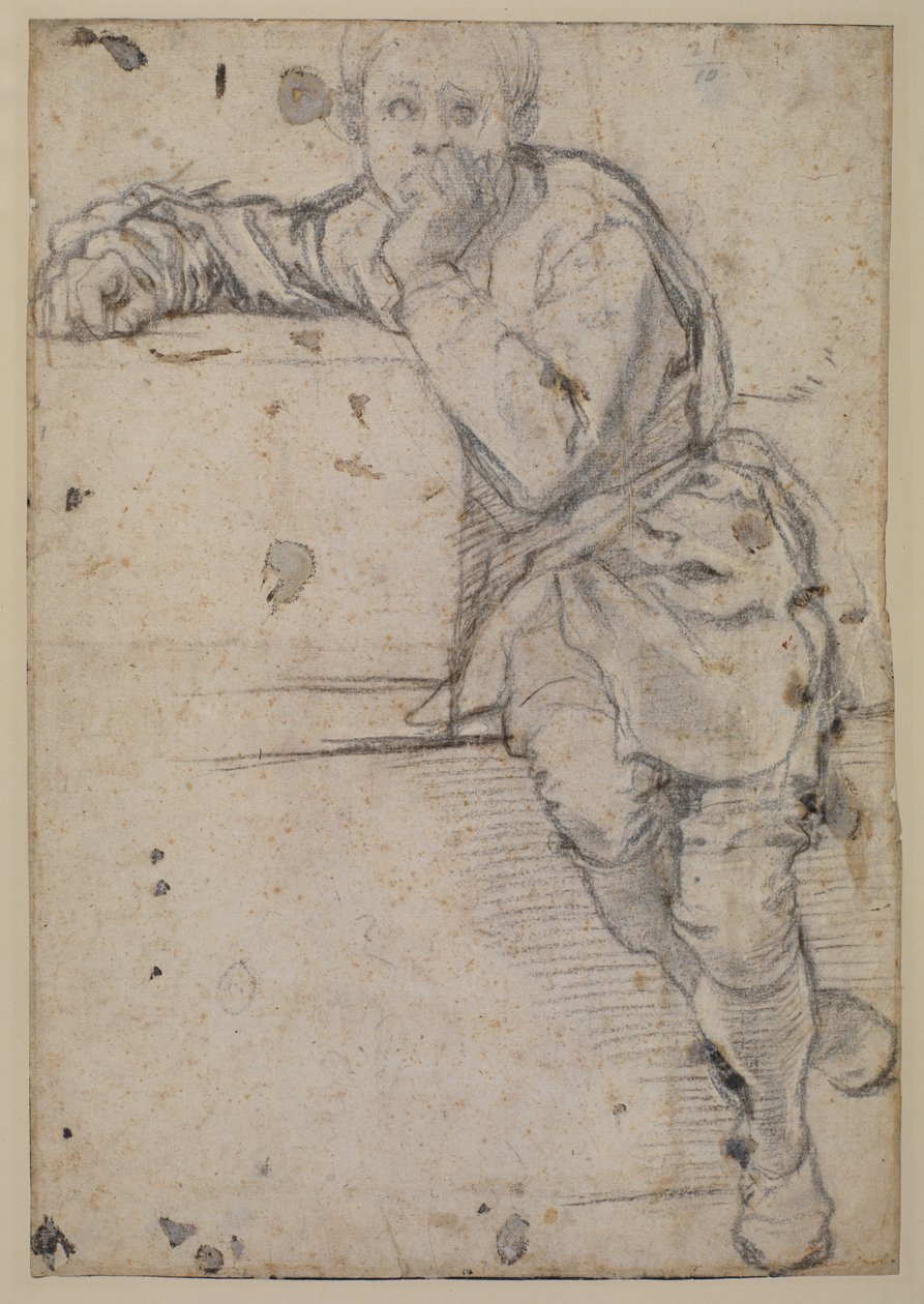 Sittende ungdom av Jacopo Pontormo