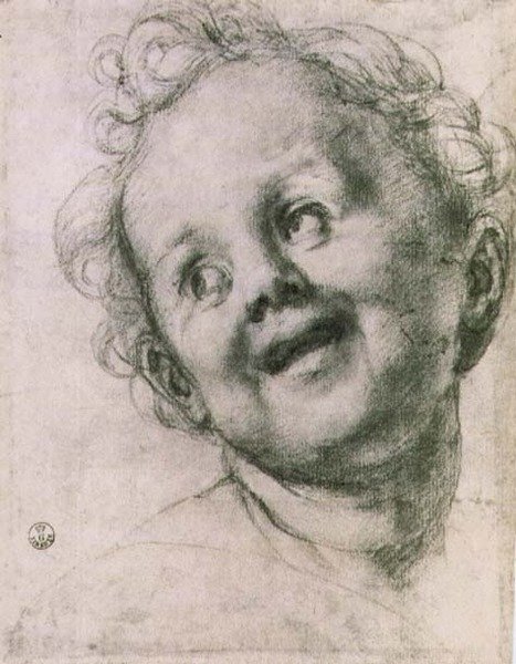 Studie av en putto for 