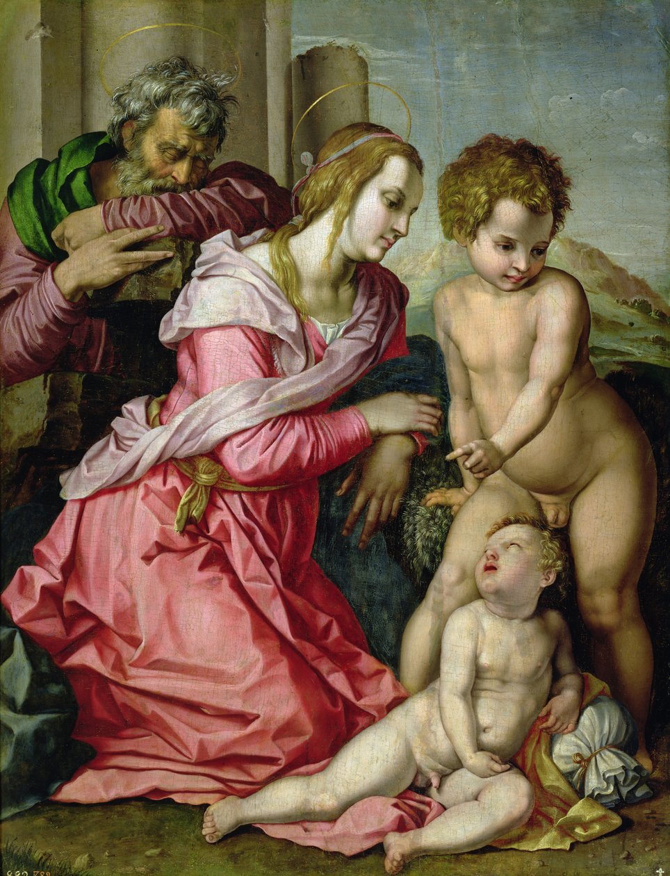 Den hellige familie av Jacopo Pontormo