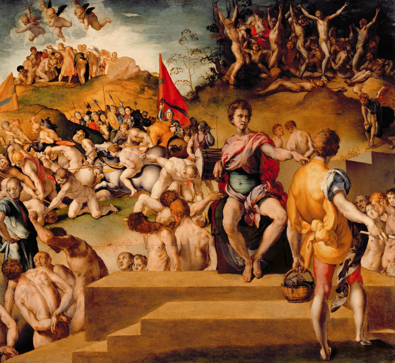 Theban Legions martyrium av Jacopo Pontormo