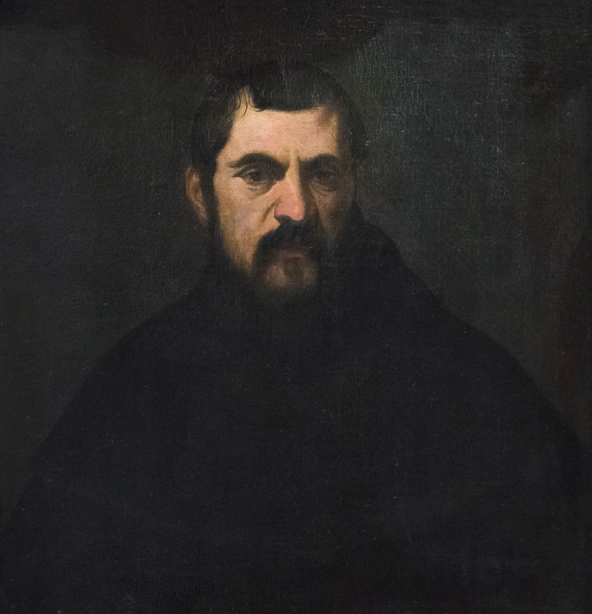 Portrett av en munk av Jacopo Robusti (attr. to) Tintoretto
