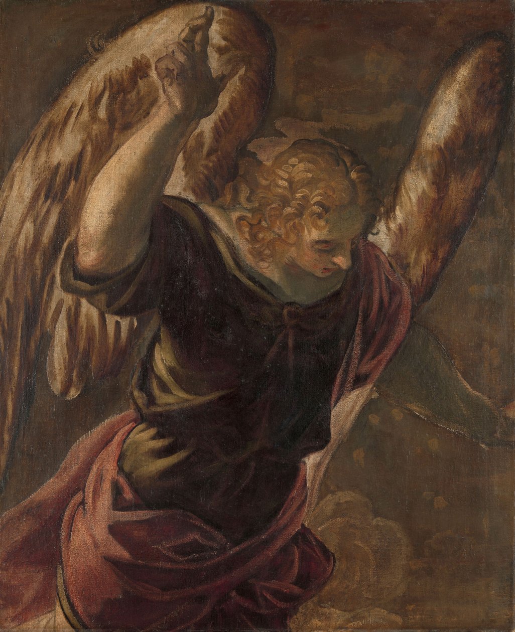 Engel fra kunngjøringen til jomfruen av Jacopo Robusti Tintoretto