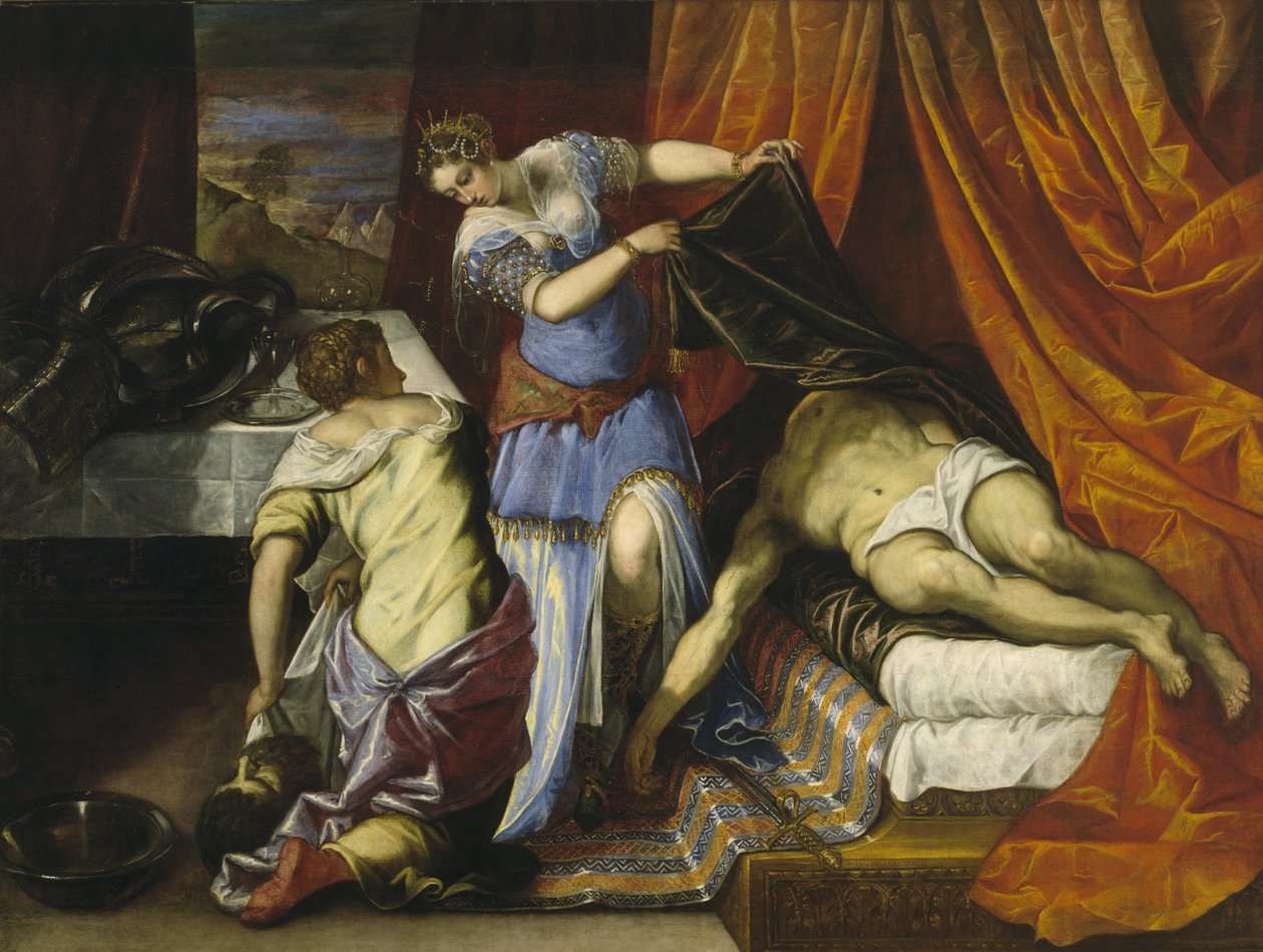 Judith og Holofernes av Jacopo Robusti Tintoretto