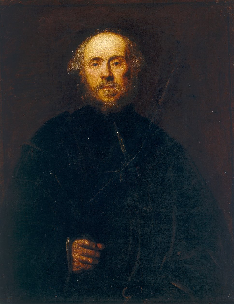 Mannsportrett av Jacopo Robusti Tintoretto