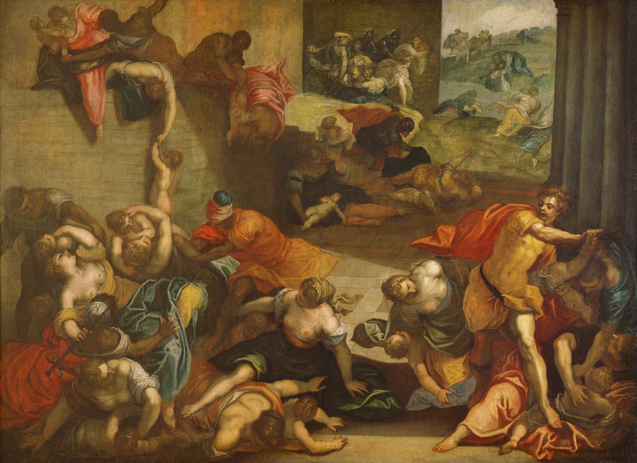 Massakren på de uskyldige av Jacopo Robusti Tintoretto