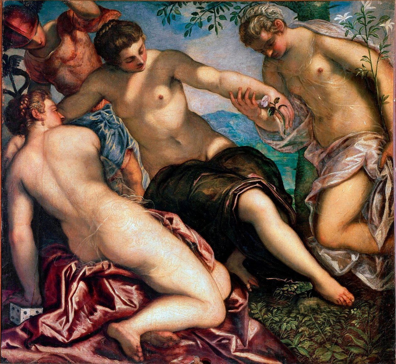 Malerier av antihøgskolen til Dogepalasset av Jacopo Robusti Tintoretto