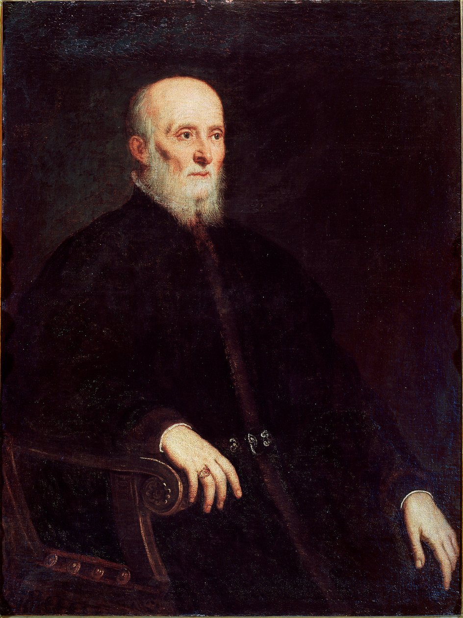 Portrett av Alvise Cornaro av Jacopo Robusti Tintoretto