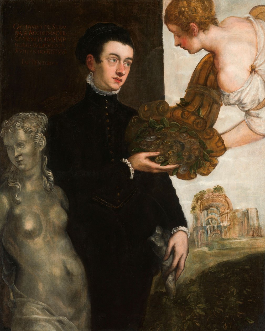 Portrett av Ottavio Strada, 1567 av Jacopo Robusti Tintoretto