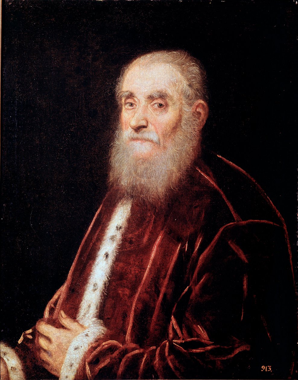 Portrett av venetiansk senatormaleri av Jacopo Robusti dit Tintoretto av Jacopo Robusti Tintoretto