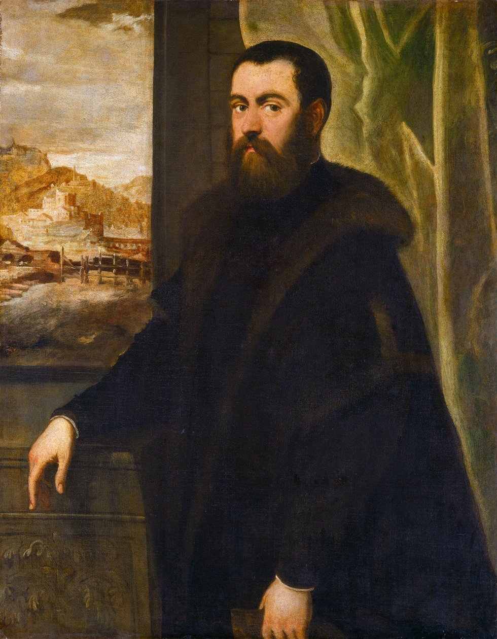 Portrett av en venetiansk senator, ca. 1570 av Jacopo Robusti Tintoretto
