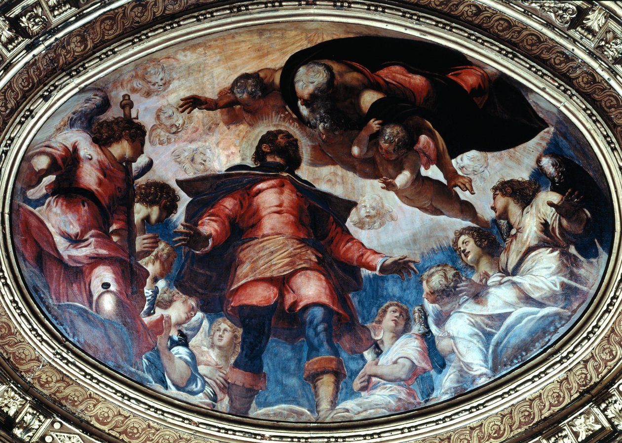 San Rocco in Glory, 1564. av Jacopo Robusti Tintoretto