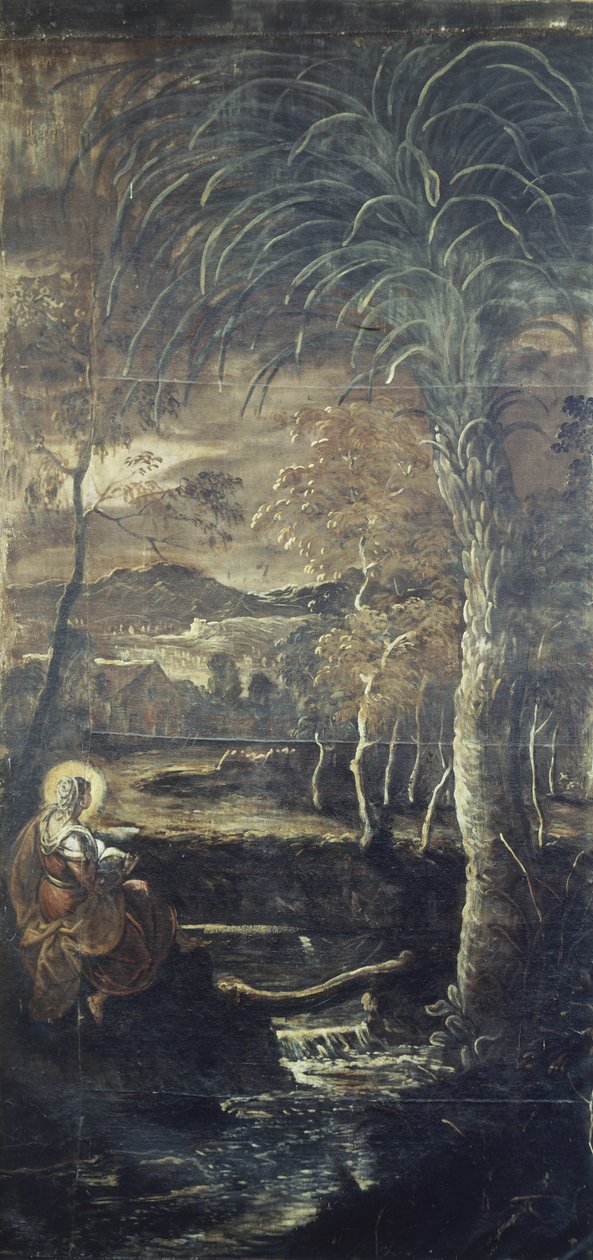 St Mary av Egypt av Jacopo Robusti Tintoretto