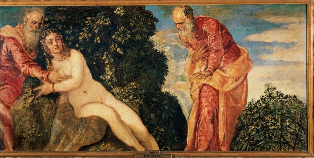 Susanna og de eldste av Jacopo Robusti Tintoretto