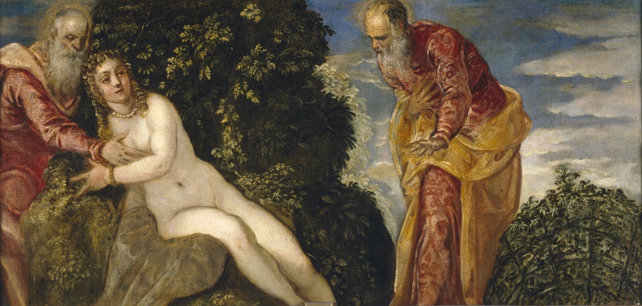 Susannah og de eldste av Jacopo Robusti Tintoretto
